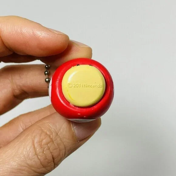 Nintendo Mario Mushroom Keychain Mini Figure Keyring Anime Game Symbol Mascot - Picture 6 of 9